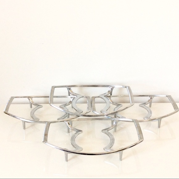 Corningware P-11-M Vintage Platinum Cradle - Picture 4 of 7